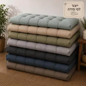 מזרן קפיטונז' ארוך לריהוט גן לפי מידה