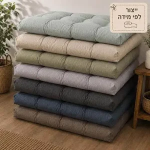מזרן קפיטונז' זוגי לריהוט גן לפי מידה