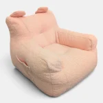 כורסת פוף לילדים דגם Bunny ורוד בהיר