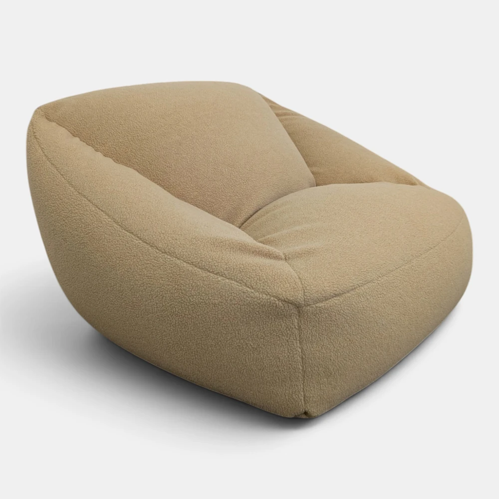 פוף לבית LOUNGE חום בהיר