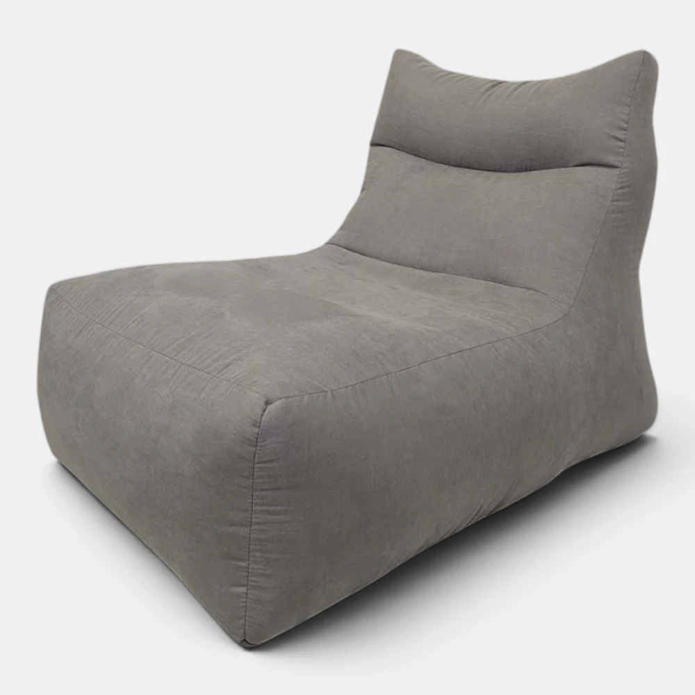 פוף לבית SILK אפור