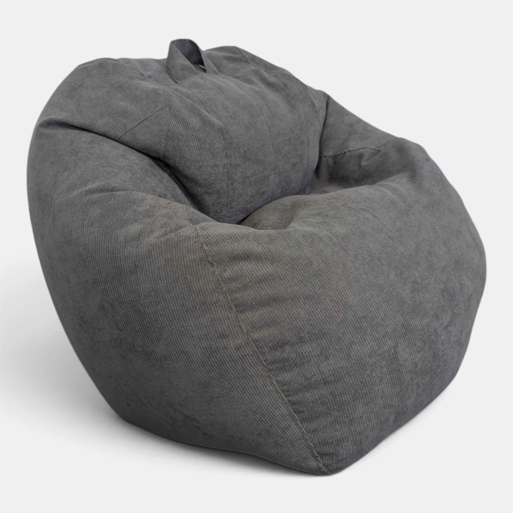 פוף לבית VELVET אפור כהה