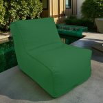 פוף כורסת חוץ ROSE ירוק - בד דוחה מים