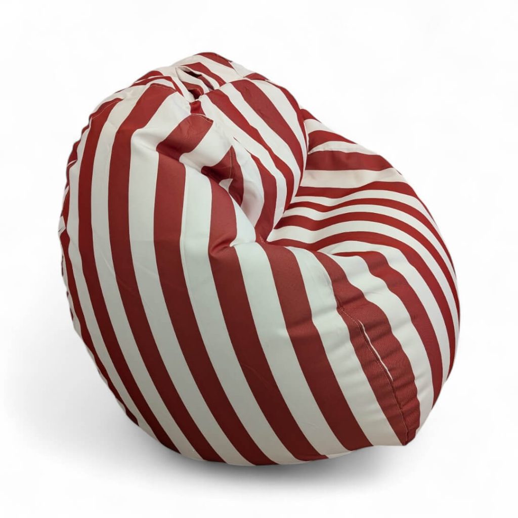 פוף אגס חוץ LILO פסים אדום לבן עם דוגמנית