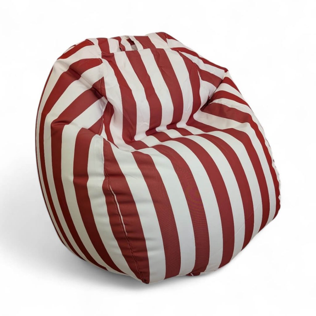 פוף אגס חוץ LILO פסים אדום לבן עם דוגמנית