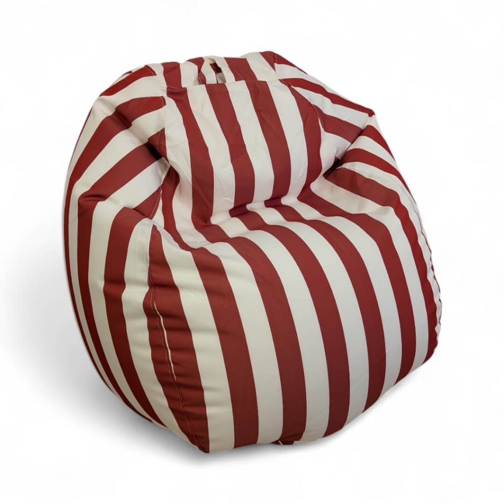 פוף אגס חוץ LILO פסים אדום לבן עם דוגמנית