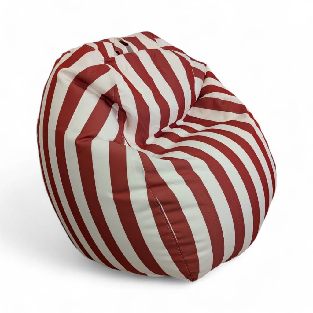 פוף אגס חוץ LILO פסים אדום לבן עם דוגמנית