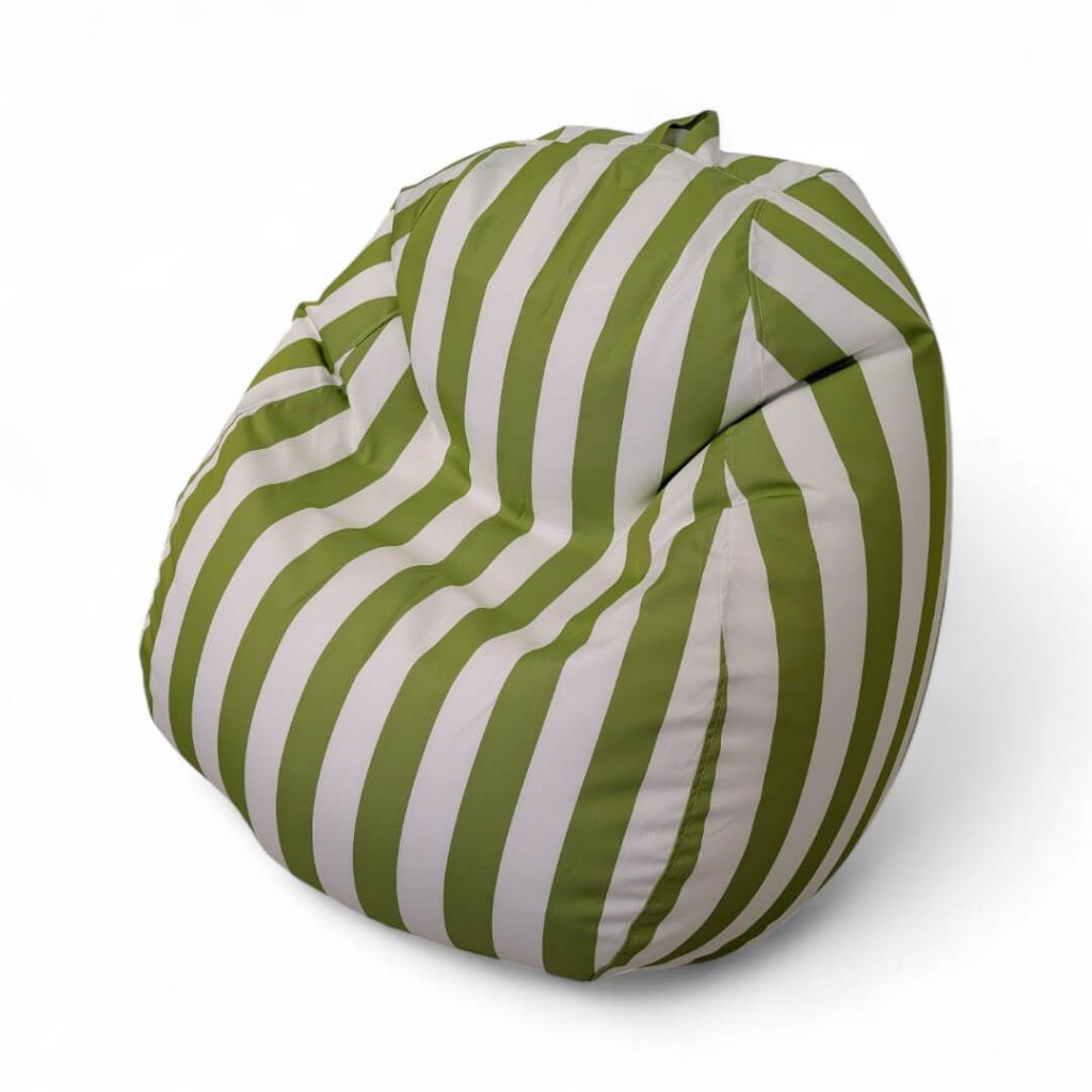 פוף אגס חוץ LILO פסים ירוק לבן עם דוגמנית