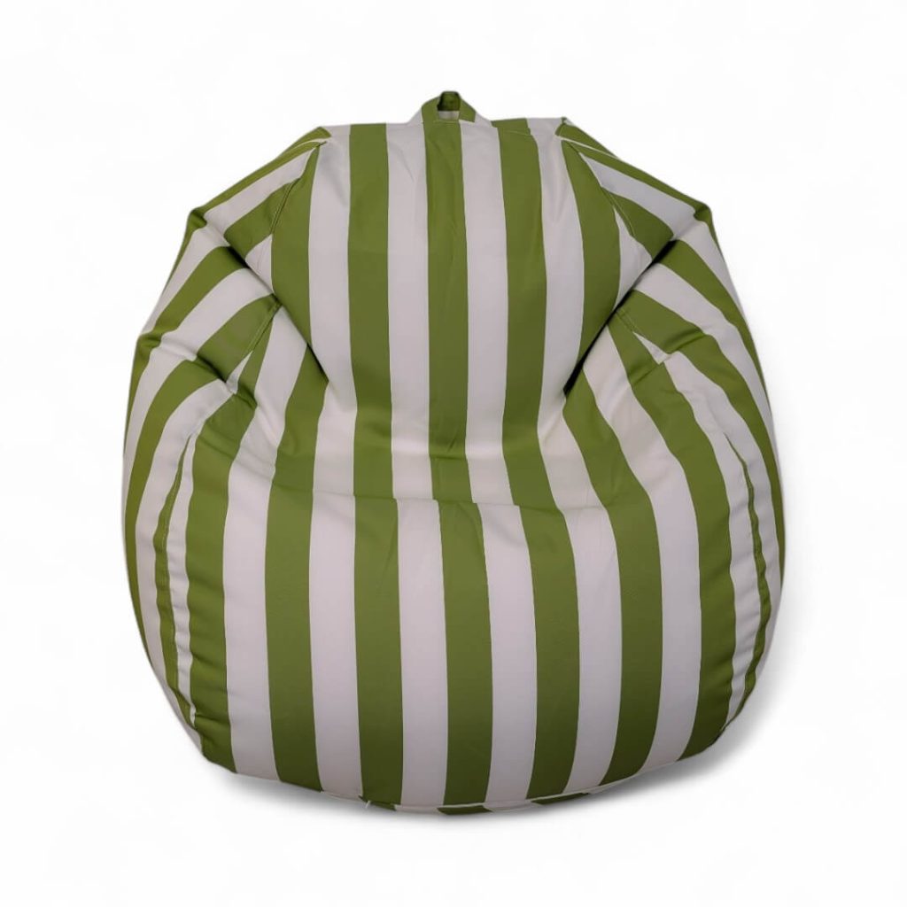 פוף אגס חוץ LILO פסים ירוק לבן עם דוגמנית