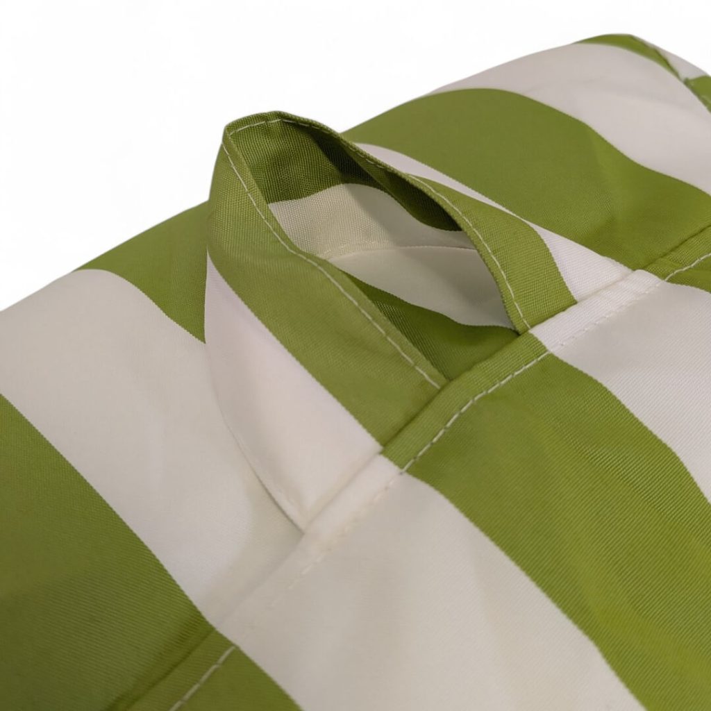 פוף אגס חוץ LILO פסים ירוק לבן עם דוגמנית