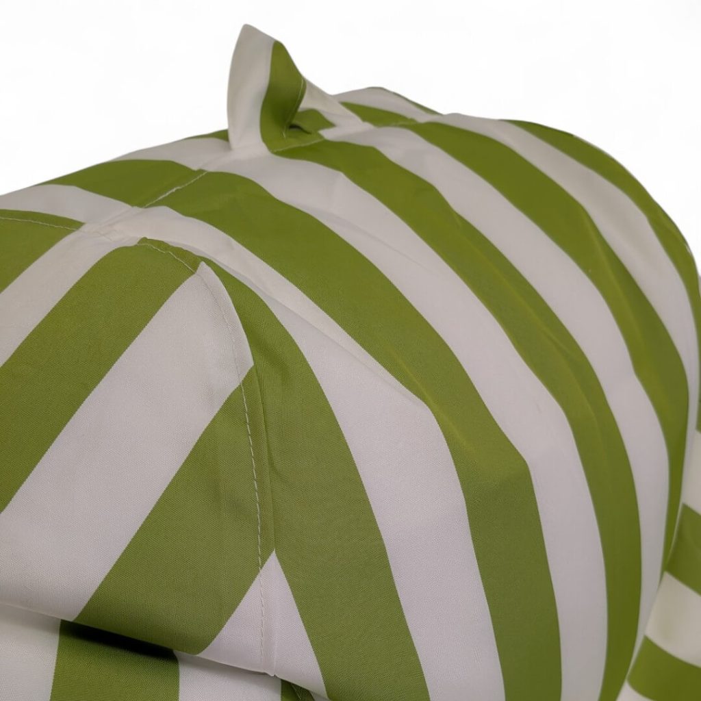 פוף אגס חוץ LILO פסים ירוק לבן עם דוגמנית