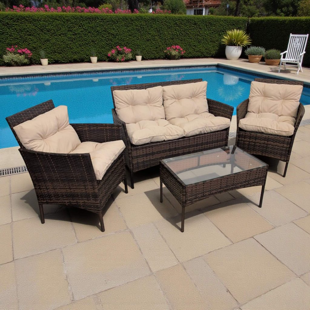 סט אושן פרימיום ריפוד קפיטונז' בז'