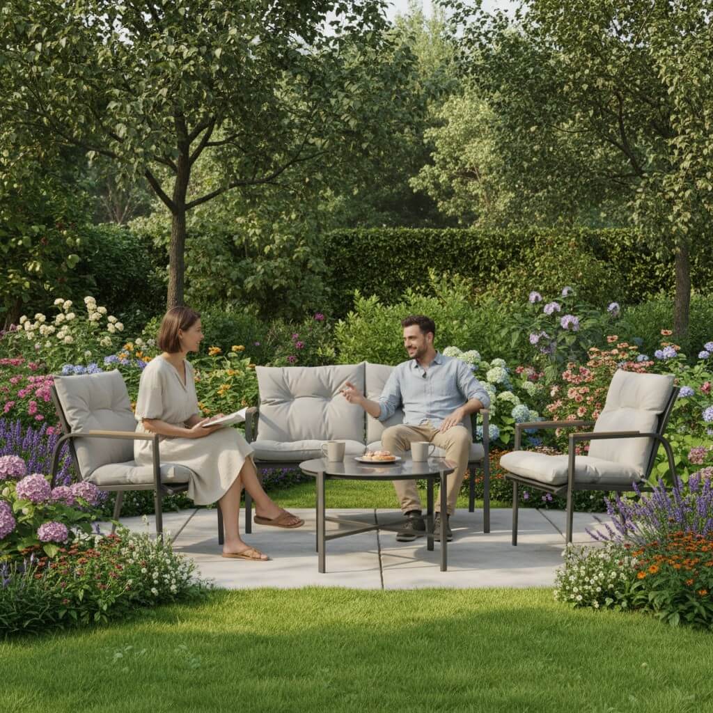 סט ריהוט גן Armando פרימיום צילומי חוץ