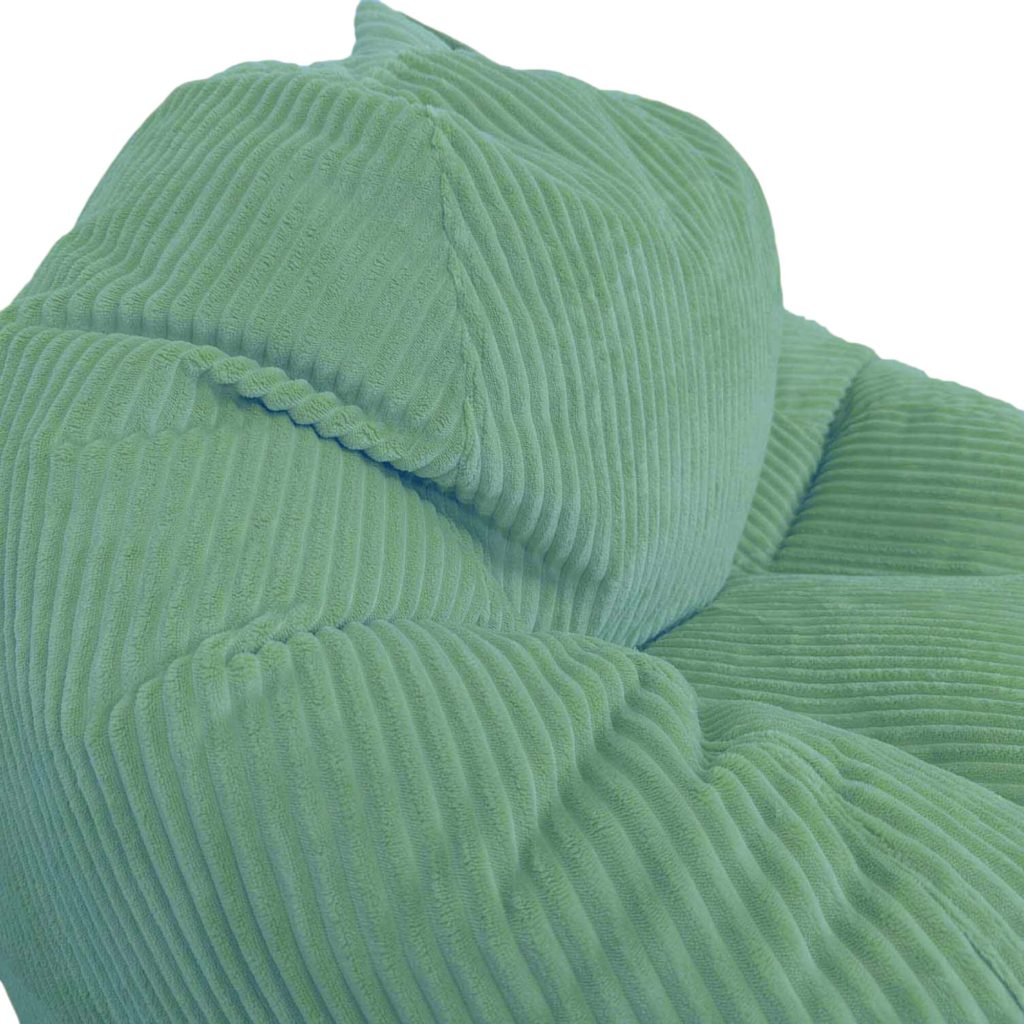 פוף אגס קורדרוי קטיפה GILI מנטה בסלון