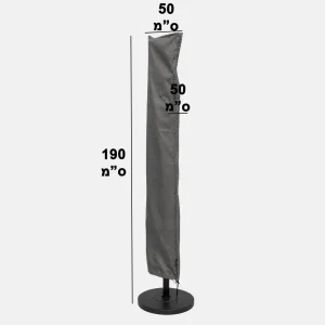 כיסוי לשמשיית רגל אמצע 50x50x190 ס"מ עם רוכסן - סדרת Protection